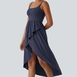 Halara Breezeful Dress Navy-Large